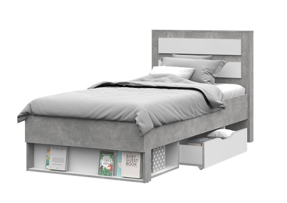 Односпальная кровать Денвер КР-01 (Стендмебель)